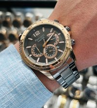 Ferrucci FC.14205TM.03 Takvimli 43 mm Çelik Kordon Analog Erkek Kol Saati