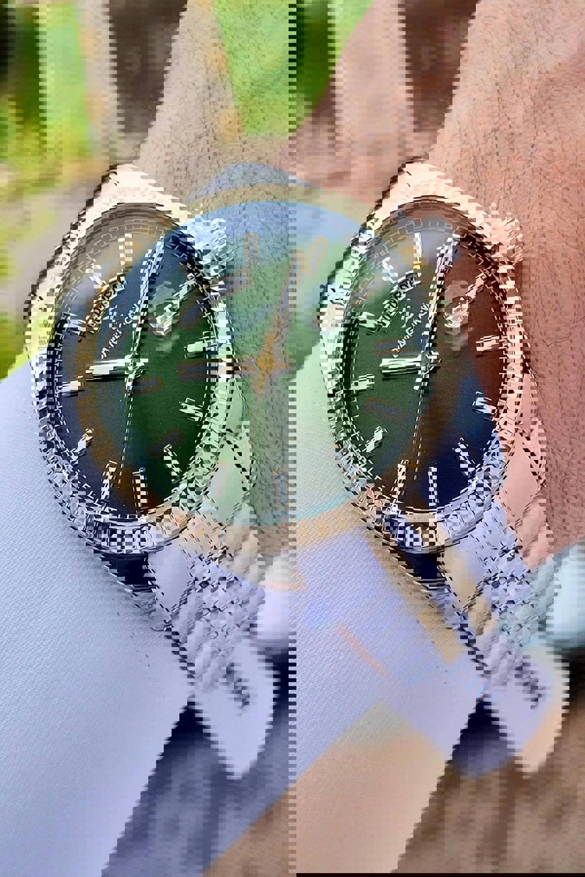 Daniel Klein DKISTE1169 Takvimli 42 mm Çelik Kordon Analog Erkek Kol Saati