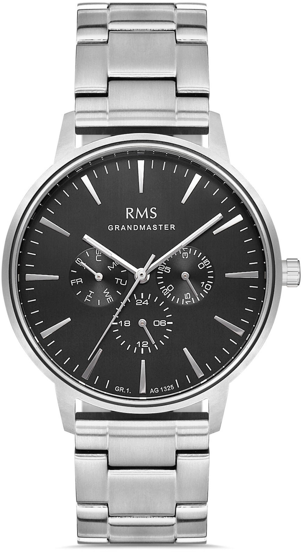 Romanson GR.1.AG1325.02 Takvimli 42 mm Çelik Kordon Analog Kol Saati