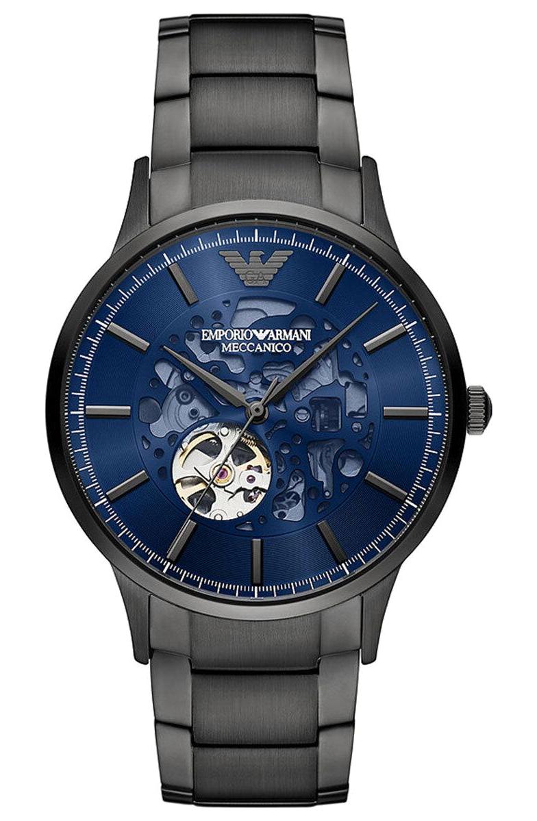 Emporio Armani AR60056 Takvimli 42 mm Füme Çelik Kordon Analog Erkek Kol Saati