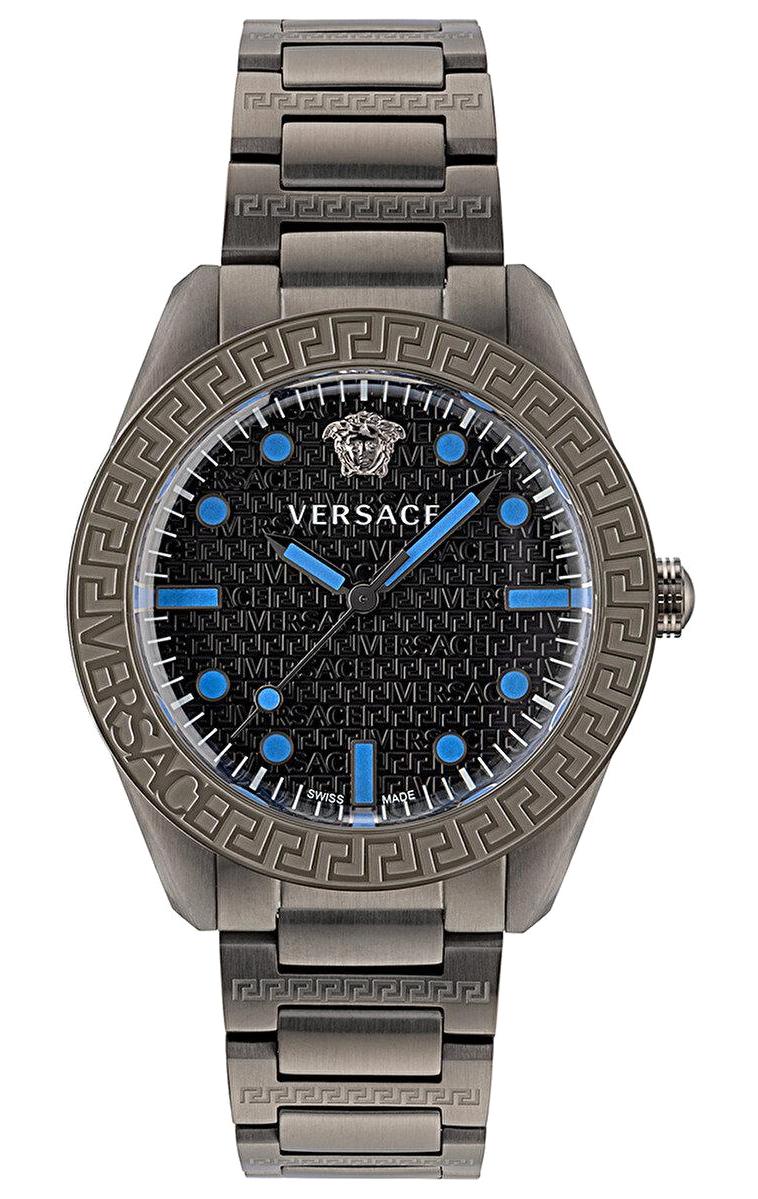 Versace VRSCVE2T00622 42 mm Füme Çelik Kordon Analog Erkek Kol Saati