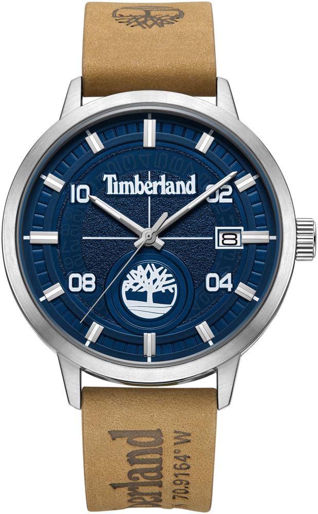 Timberland TDWGB2182001 Takvimli 44 mm Kahverengi Deri Kordon Analog Kol Saati