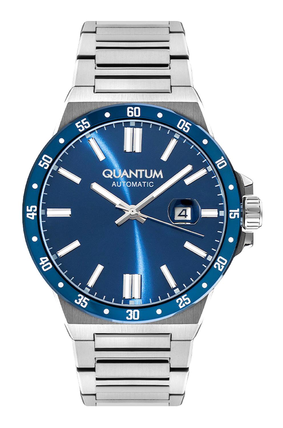 Quantum QMG1084.390 Takvimli 46-50 mm Çelik Kordon Analog Erkek Kol Saati