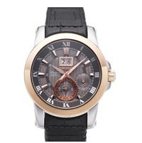 Seiko SNP114P3 Takvimli 41 mm Siyah Deri Kordon Analog Erkek Kol Saati