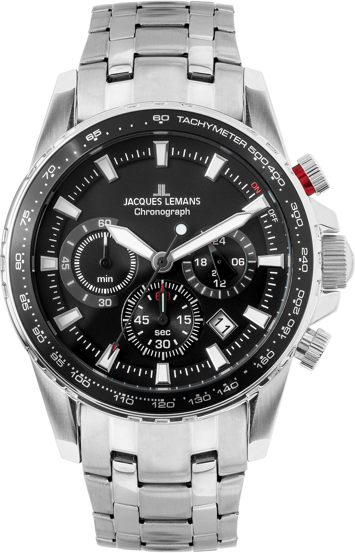 Jacques Lemans LİVERPOOL 1-2099D Takvimli 42 mm Çelik Kordon Analog Erkek Kol Saati