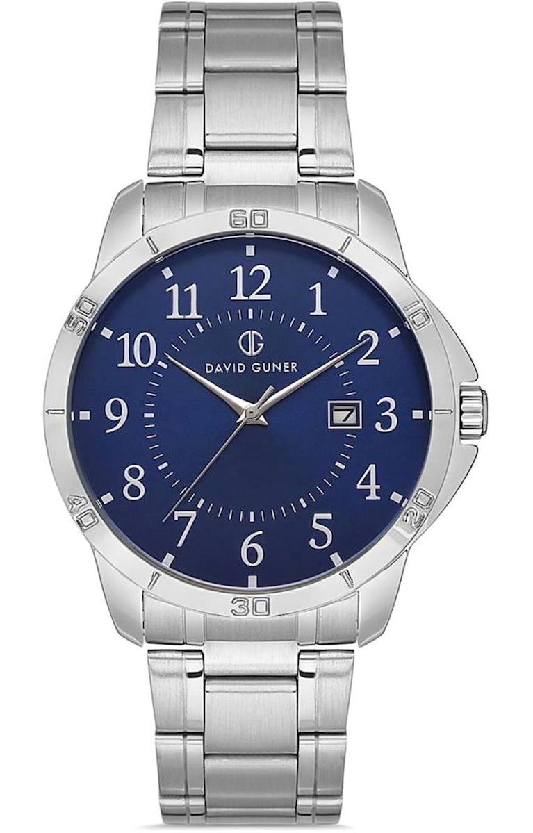 David Guner DG-8479GA-A3 Takvimli 42 mm Metal Kordon Analog Erkek Kol Saati