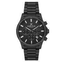 Daniel Klein DKE.1.10684.6 Takvimli 44 mm Siyah Çelik Kordon Analog Erkek Kol Saati