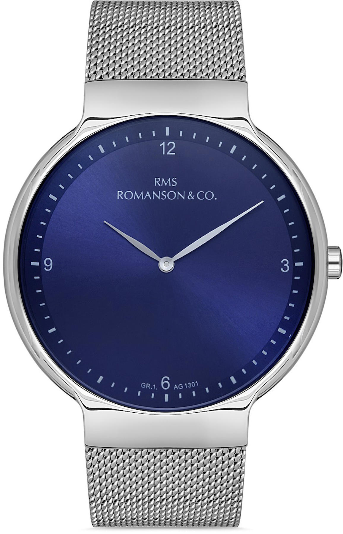 Romanson RMS.1.AG1301.14 42 mm Çelik Kordon Analog Kol Saati