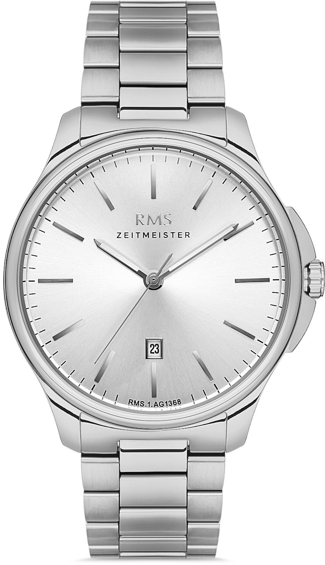 Romanson RMS.1.AG1368.01 Takvimli 43 mm Çelik Kordon Analog Kol Saati