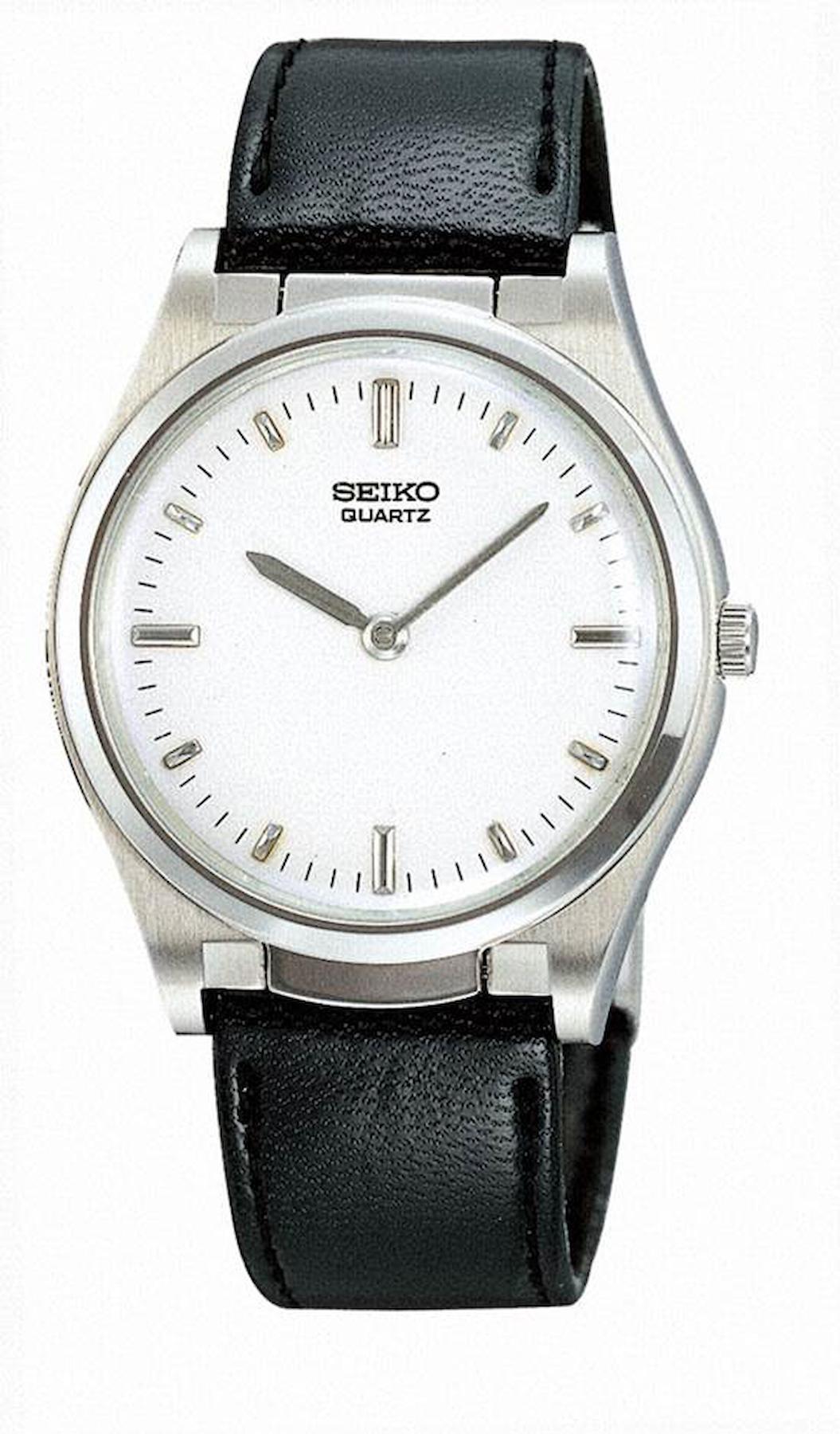 Seiko S23159J5 35 mm Siyah Deri Kordon Analog Erkek Kol Saati