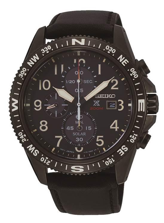 Seiko SSC707P Takvimli 44 mm Kahverengi Deri Kordon Analog Erkek Kol Saati