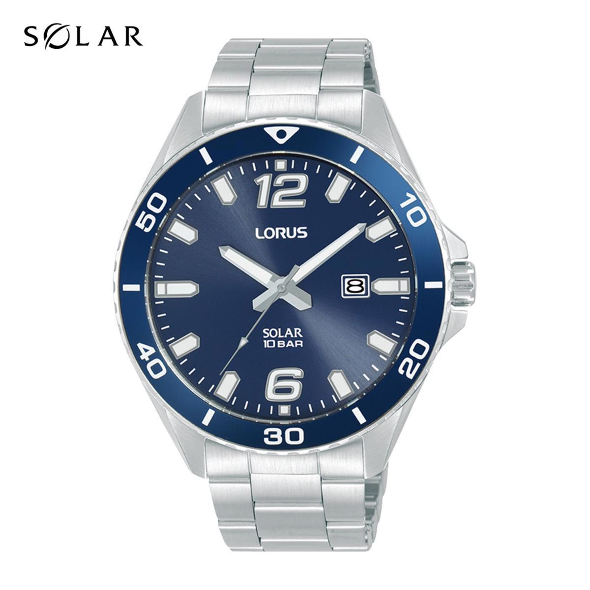 Lorus RX361AX9 Takvimli 43 mm Çelik Kordon Analog Erkek Kol Saati