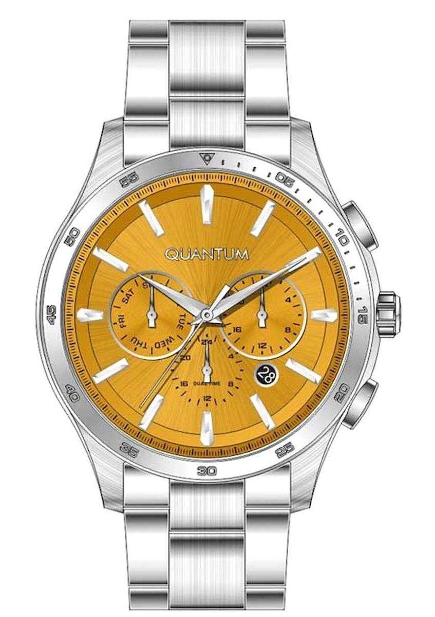 Quantum PWG1009.300 Takvimli 45 mm Çelik Kordon Analog Erkek Kol Saati