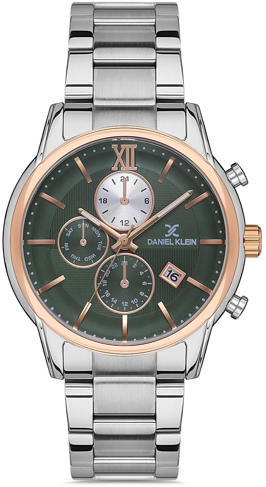 Daniel Klein DK.1.10142.6 Takvimli 44 mm Metal Kordon Analog Erkek Kol Saati