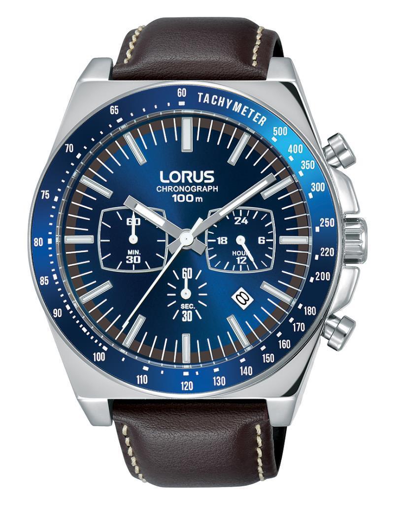 Lorus RT357GX9 Takvimli Kahverengi Deri Kordon Analog Erkek Kol Saati