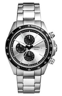 Fossil FBQ2873 Takvimli 42 mm Çelik Kordon Analog Erkek Kol Saati