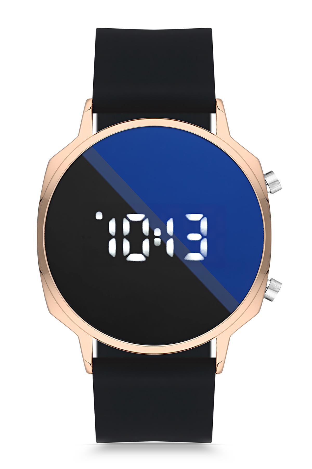 Duke Nickle DEJ29003A Takvimli 42 mm Siyah Metal Kordon Dijital Erkek Kol Saati