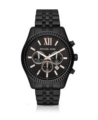 Michael Kors MK8467 Takvimli 45 mm Siyah Çelik Kordon Analog Erkek Kol Saati