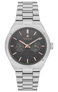 Wesse WWG209601 Pusulalı Takvimli 42 mm Metal Kordon Analog Erkek Kol Saati