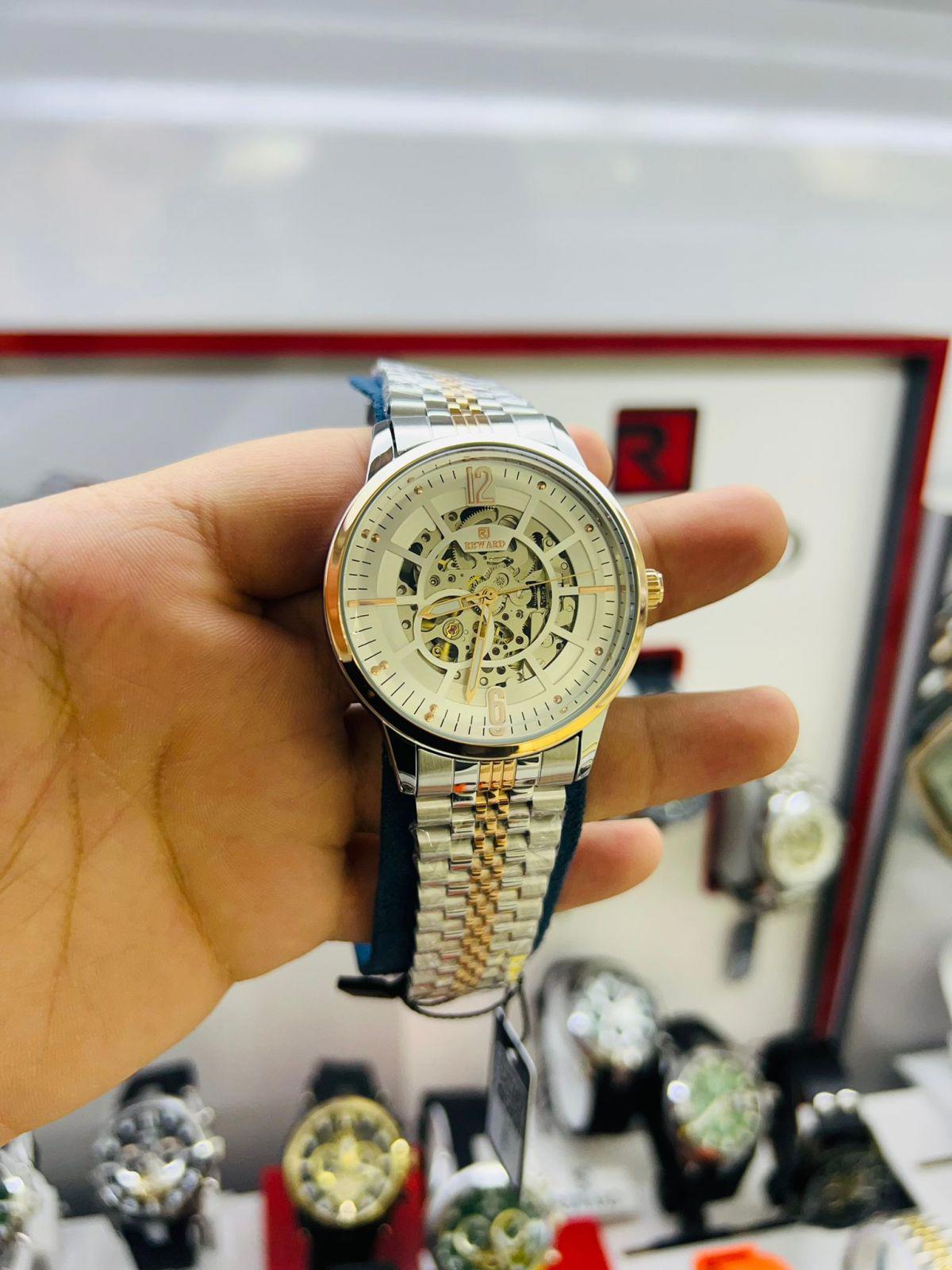 Reward YD97456.F1 44 mm Gri-Rose Gold Metal Kordon Analog Erkek Kol Saati