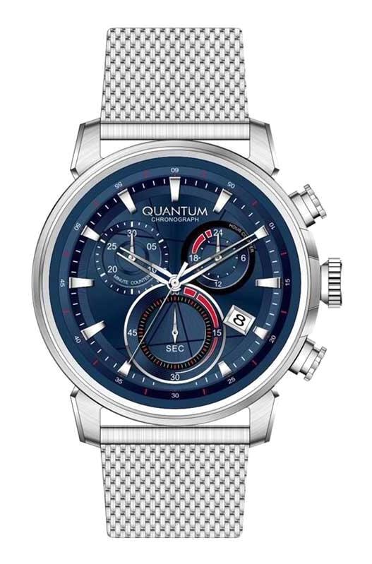 Quantum PWG900.390 Takvimli 45 mm Metal Kordon Analog Erkek Kol Saati