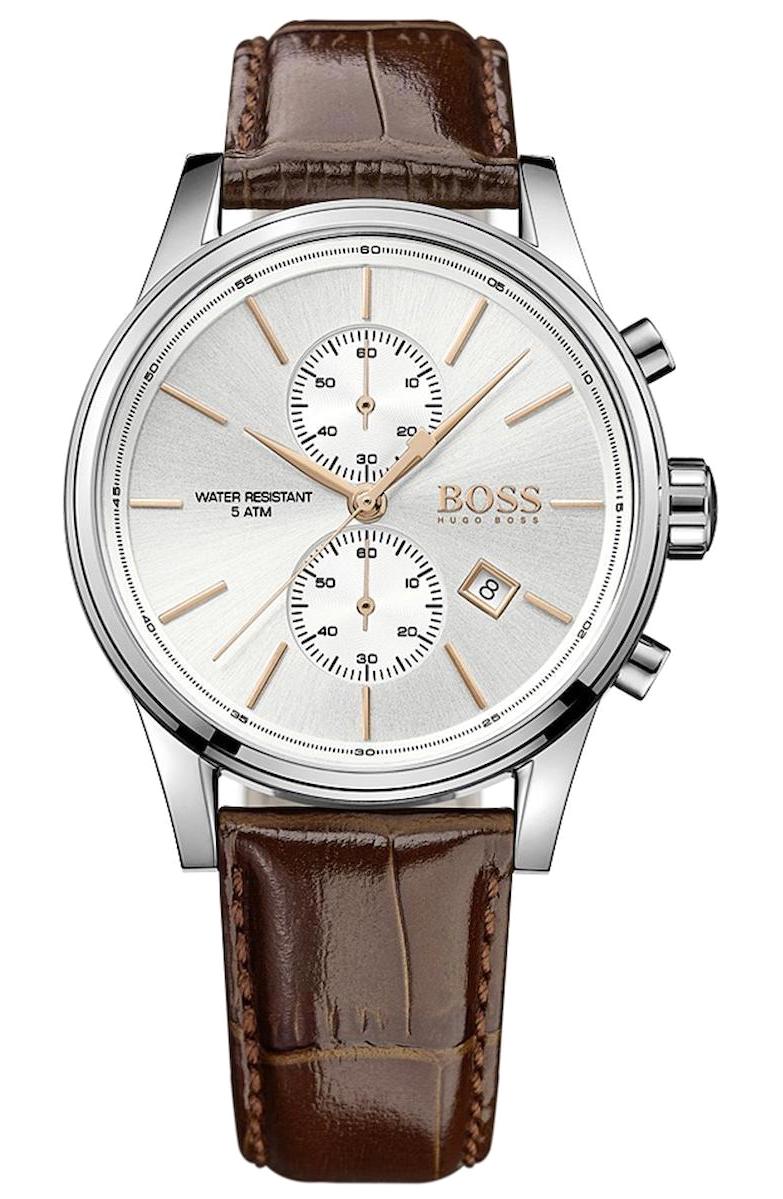 Hugo Boss HB1513280 Takvimli 41 mm Kahverengi Deri Kordon Analog Erkek Kol Saati