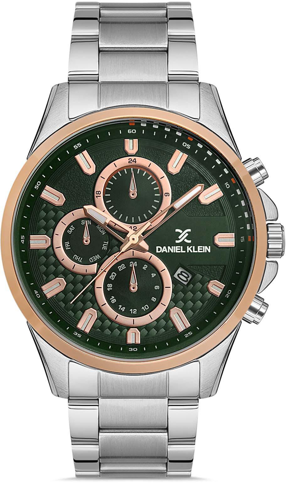 Daniel Klein DK.1.10024.7 Takvimli 42 mm Metal Kordon Analog Erkek Kol Saati