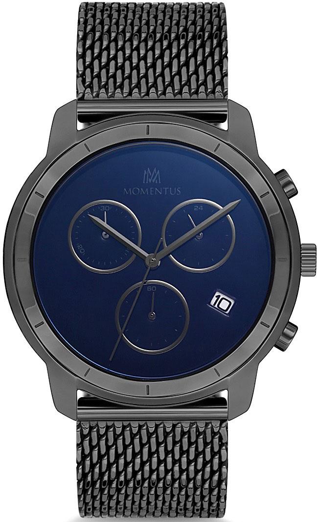 Momentus CC286N-11SN Takvimli 44 mm Çelik Kordon Analog Kol Saati
