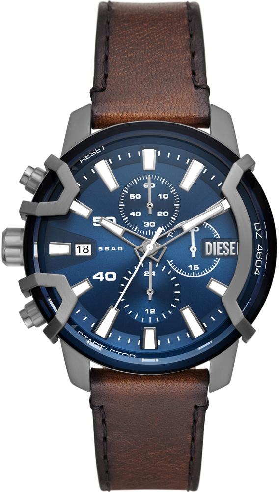 Diesel DZ4604 Takvimli 42 mm Kahverengi Deri Kordon Analog Erkek Kol Saati