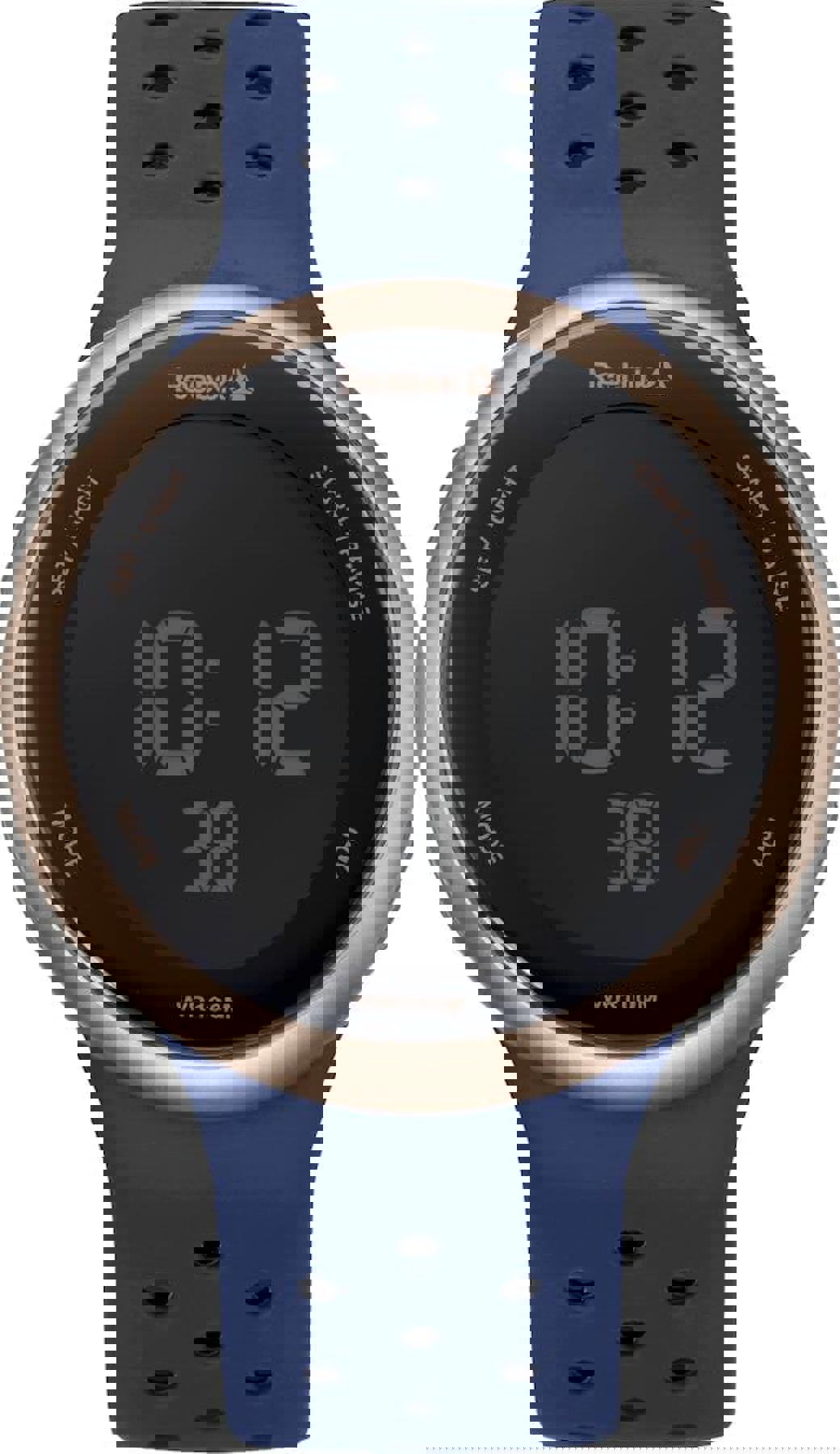 Reebok RD-ELE-G9-P3IN-B3 Takvimli 43 mm Lacivert Silikon Kordon Dijital Kol Saati