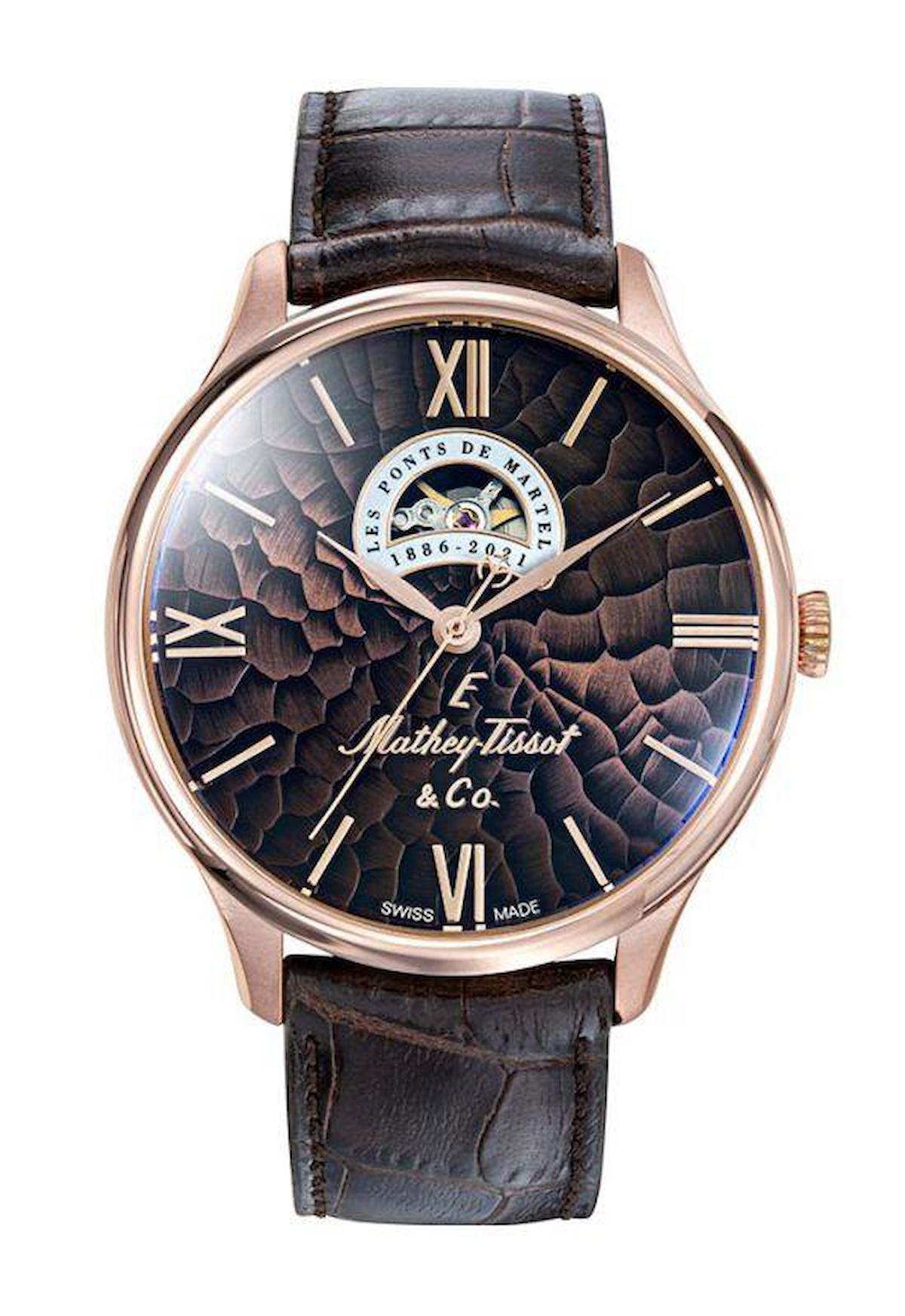 Tissot MC1886PI Takvimli 44 mm Kahverengi Deri Kordon Analog Erkek Kol Saati