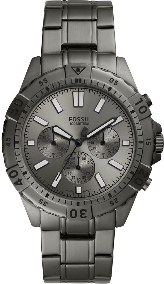 Fossil FS5621 Takvimli 44 mm Antrasit Çelik Kordon Analog Kol Saati
