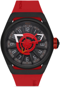 Pacomarine PM.19013.04 40 mm Kırmızı Silikon Kordon Analog Kol Saati