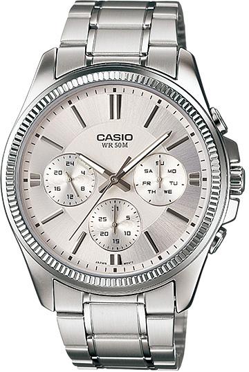 Casio MTP-1375D-7AVDF Takvimli 42 mm Çelik Kordon Analog Kol Saati