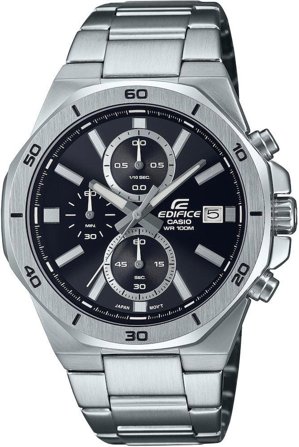 Casio EFV-640D-1AVUDF Takvimli 44 mm Çelik Kordon Analog Erkek Kol Saati