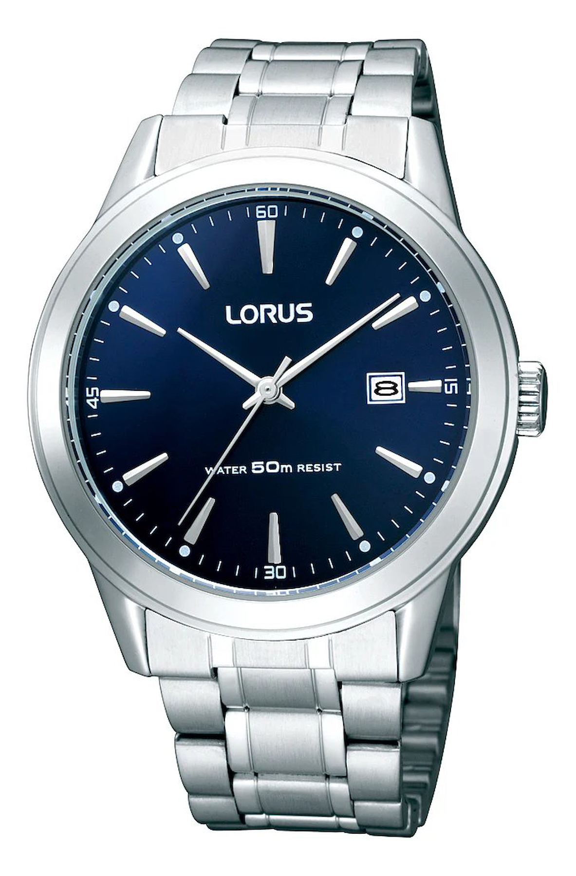 Lorus RH997BX9 Takvimli Çelik Kordon Analog Erkek Kol Saati