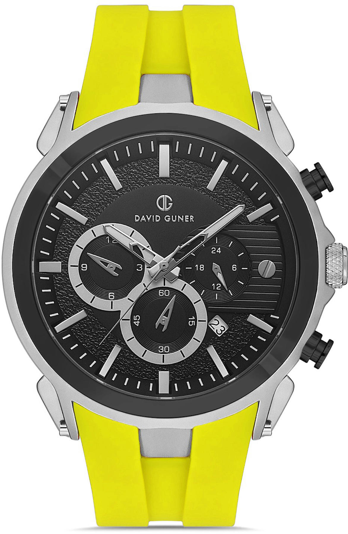 David Guner DG-8655GD-J2J Takvimli 42 mm Sarı Metal Kordon Analog Kol Saati