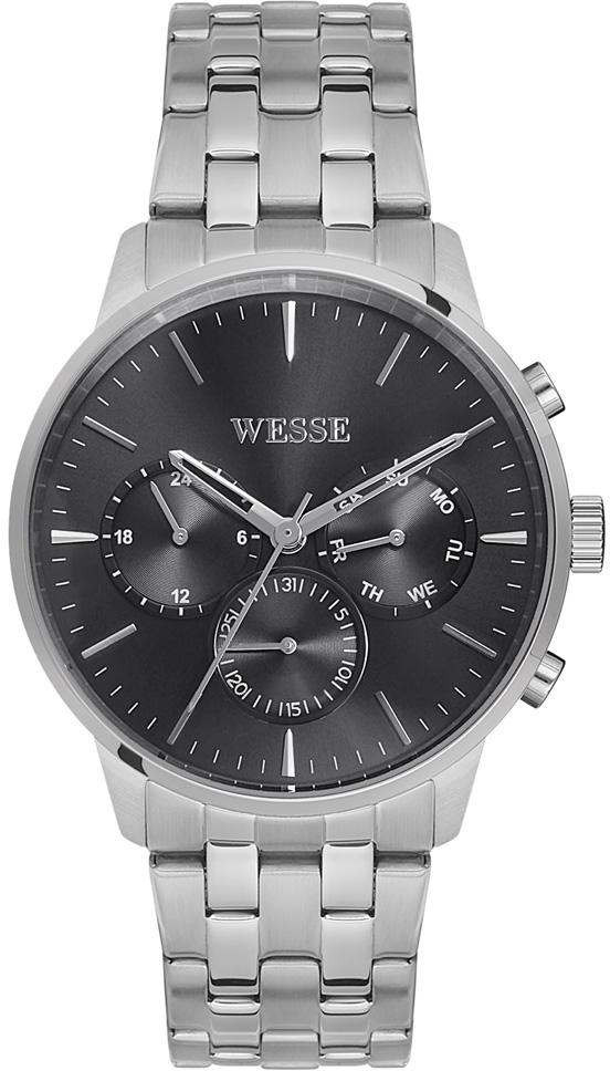 Wesse WWG205602 Pusulalı Takvimli 43 mm Çelik Kordon Analog Erkek Kol Saati