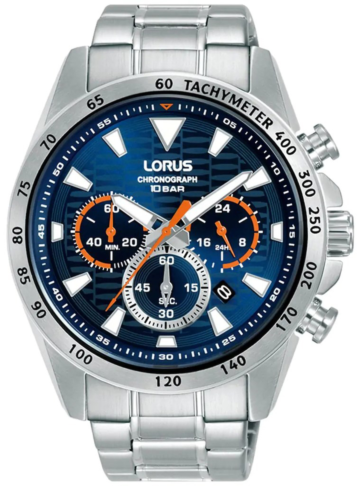 Lorus RT353KX9 Takvimli 45 mm Çelik Kordon Analog Erkek Kol Saati
