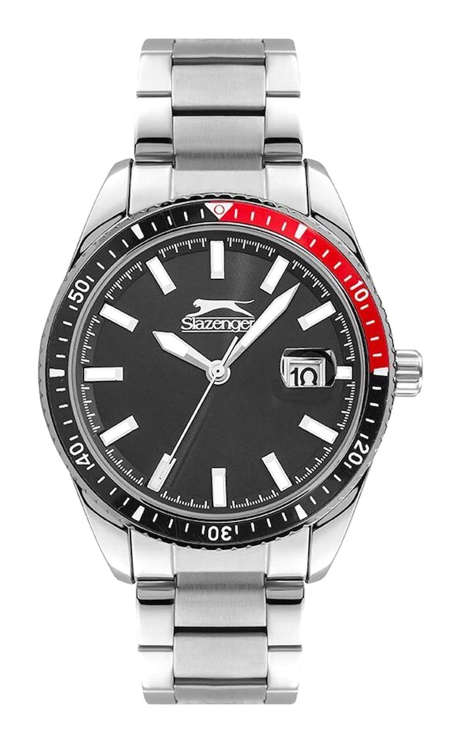 Slazenger SL.09.6515.1.04 Takvimli 42 mm Çelik Kordon Analog Erkek Kol Saati