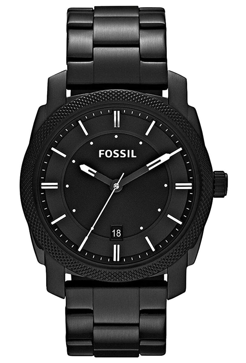 Fossil FFS4775IE Takvimli 44 mm Siyah Çelik Kordon Analog Erkek Kol Saati