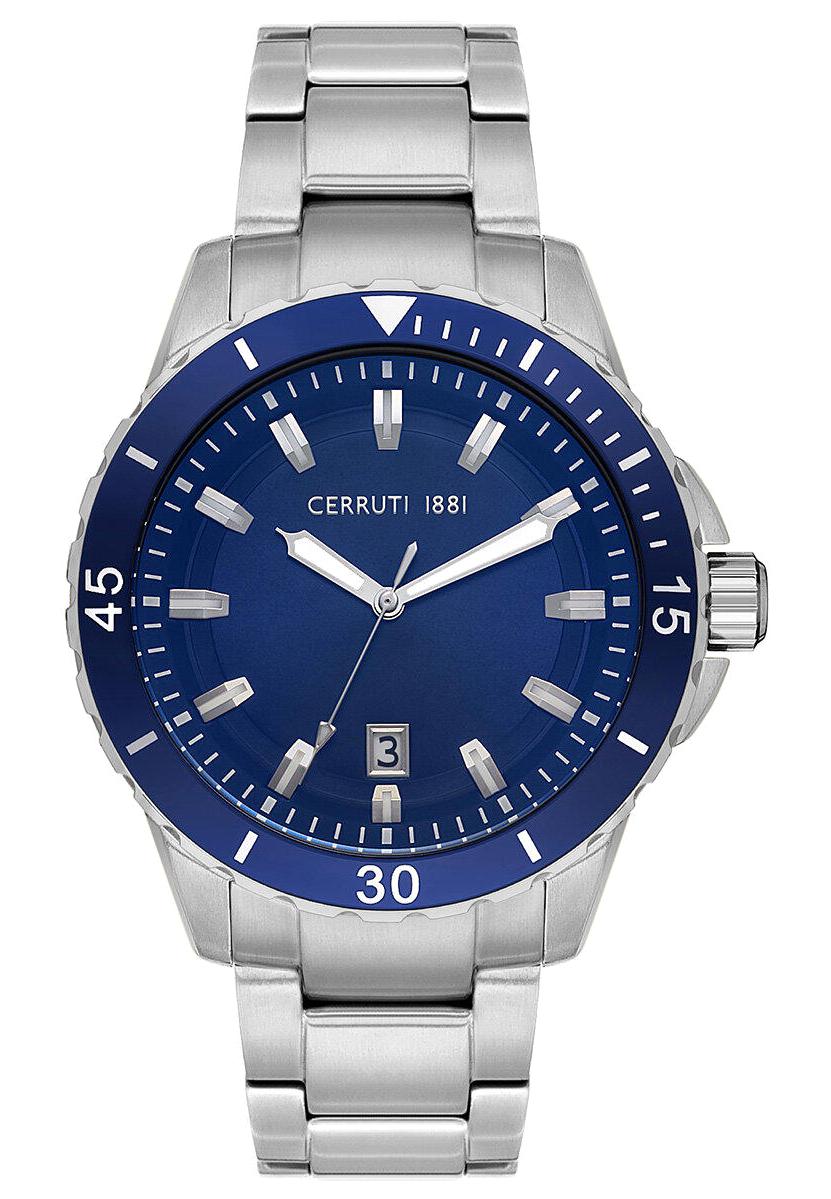 Cerruti 1881 CIWGH2230203 Takvimli 44 mm Metal Kordon Analog Erkek Kol Saati