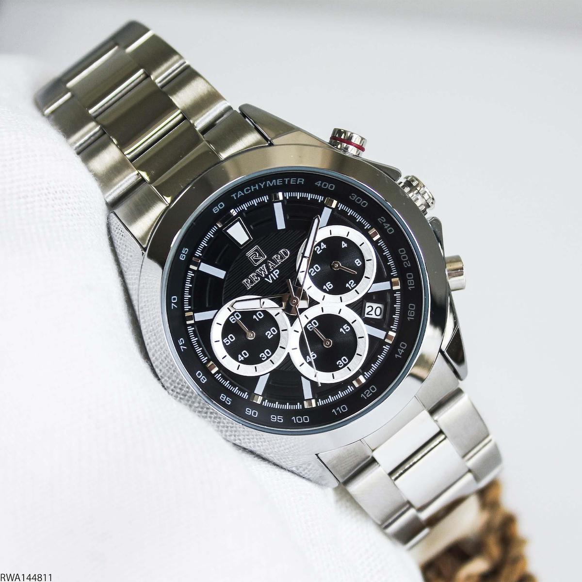 Reward RWA144811 Takvimli 42 mm Çelik Kordon Analog Erkek Kol Saati