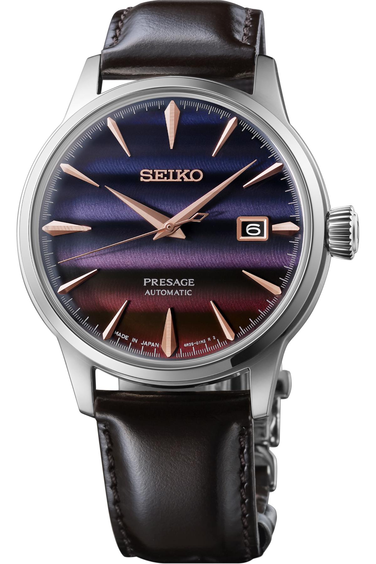 Seiko SRPK75J Takvimli 40.5 mm Kahverengi Deri Kordon Analog Kol Saati