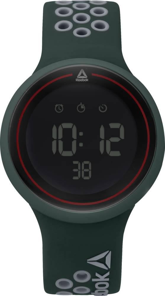 Reebok RD-DUR-G9-PGIG-BA Takvimli 44 mm Yeşil Silikon Kordon Dijital Kol Saati
