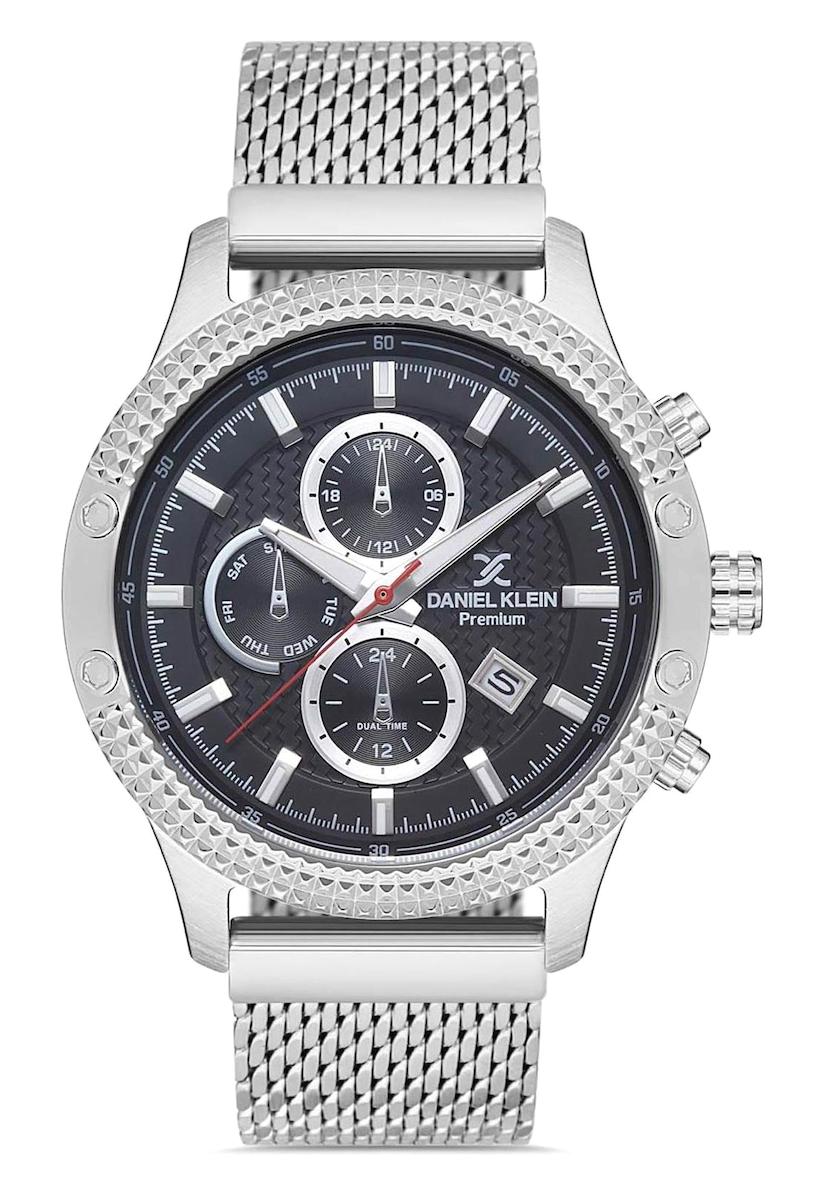 Daniel Klein DK012841A-01 Takvimli Çelik Kordon Analog Erkek Kol Saati