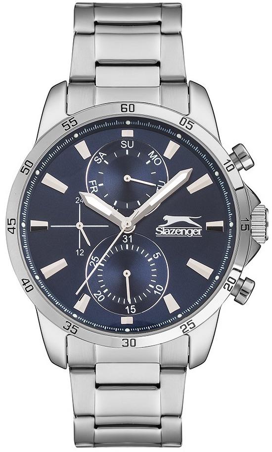 Slazenger SL.09.1986.2.02 Takvimli 44 mm Çelik Kordon Analog Erkek Kol Saati