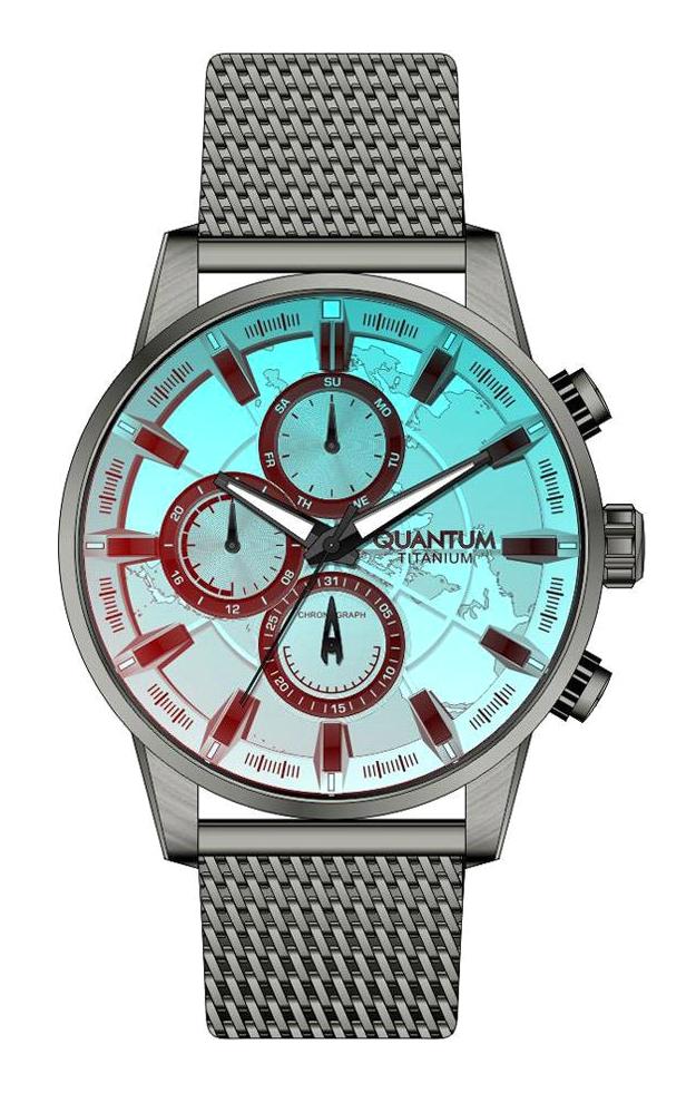 Quantum TTG919.031 44 mm Metal Kordon Analog Erkek Kol Saati