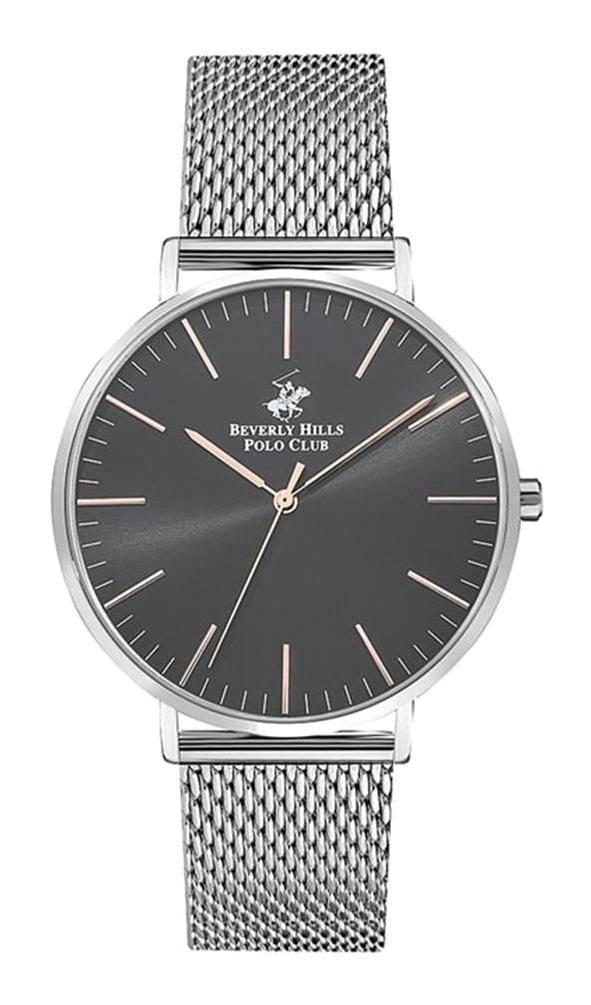 Beverly Hills Polo Club BP3130X360 42 mm Çelik-Hasır Kordon Analog Erkek Kol Saati