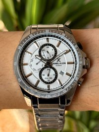 Daniel Klein DK.FT.1.399 Takvimli 42 mm Çelik Kordon Analog Erkek Kol Saati